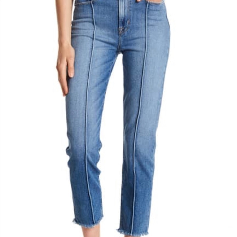 Hudson Denim - Zoeey High Rise Crop Straight Leg
